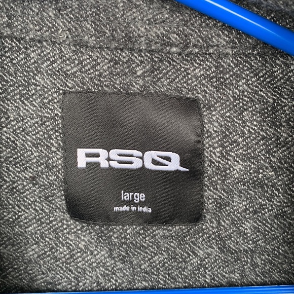 RSQ Formal Charcoal Recycled Button-up - Picture 2 of 5